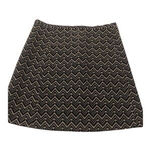 Lavand for Anthropologie textured print mini skirt size L